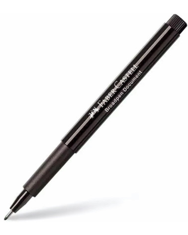 Μαρκαδοράκι Faber Castell Broadpen 0.8 Γκρι