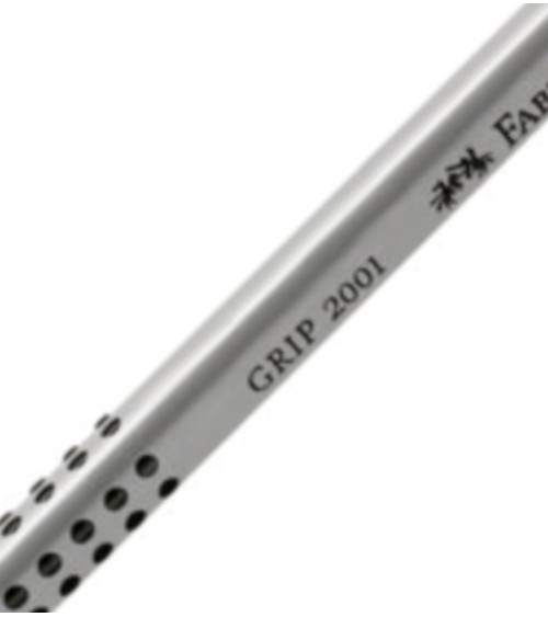 Μολύβι Faber Castell Grip 2001 με γόμα 2B Grey