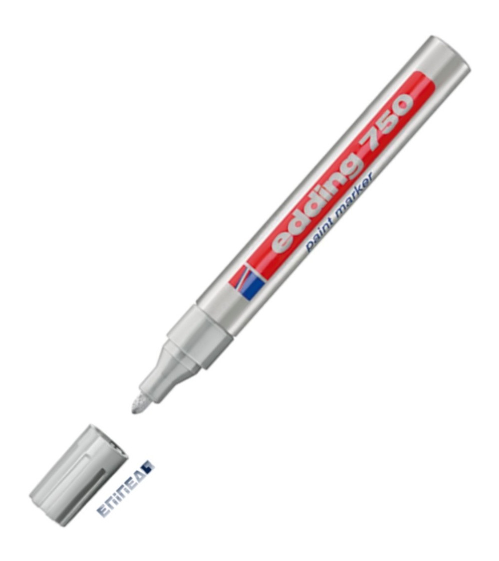 Μαρκαδόρος Edding 750/54 Fine Paint Marker Silver