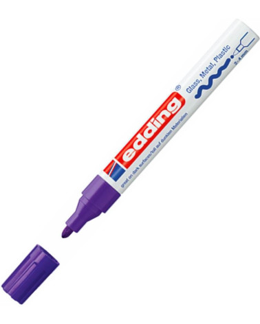 Μαρκαδόρος Edding 750/8 Fine Paint Marker Λιλά