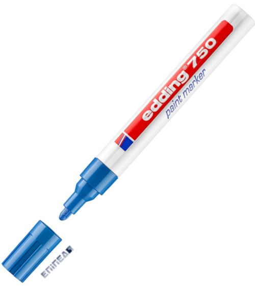 Μαρκαδόρος Edding 750/3 Fine Paint Marker Μπλε