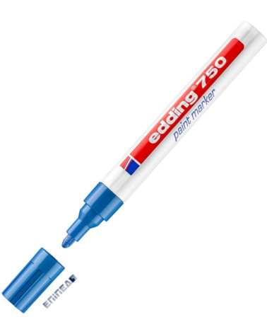 Μαρκαδόρος Edding 750/3 Fine Paint Marker Μπλε