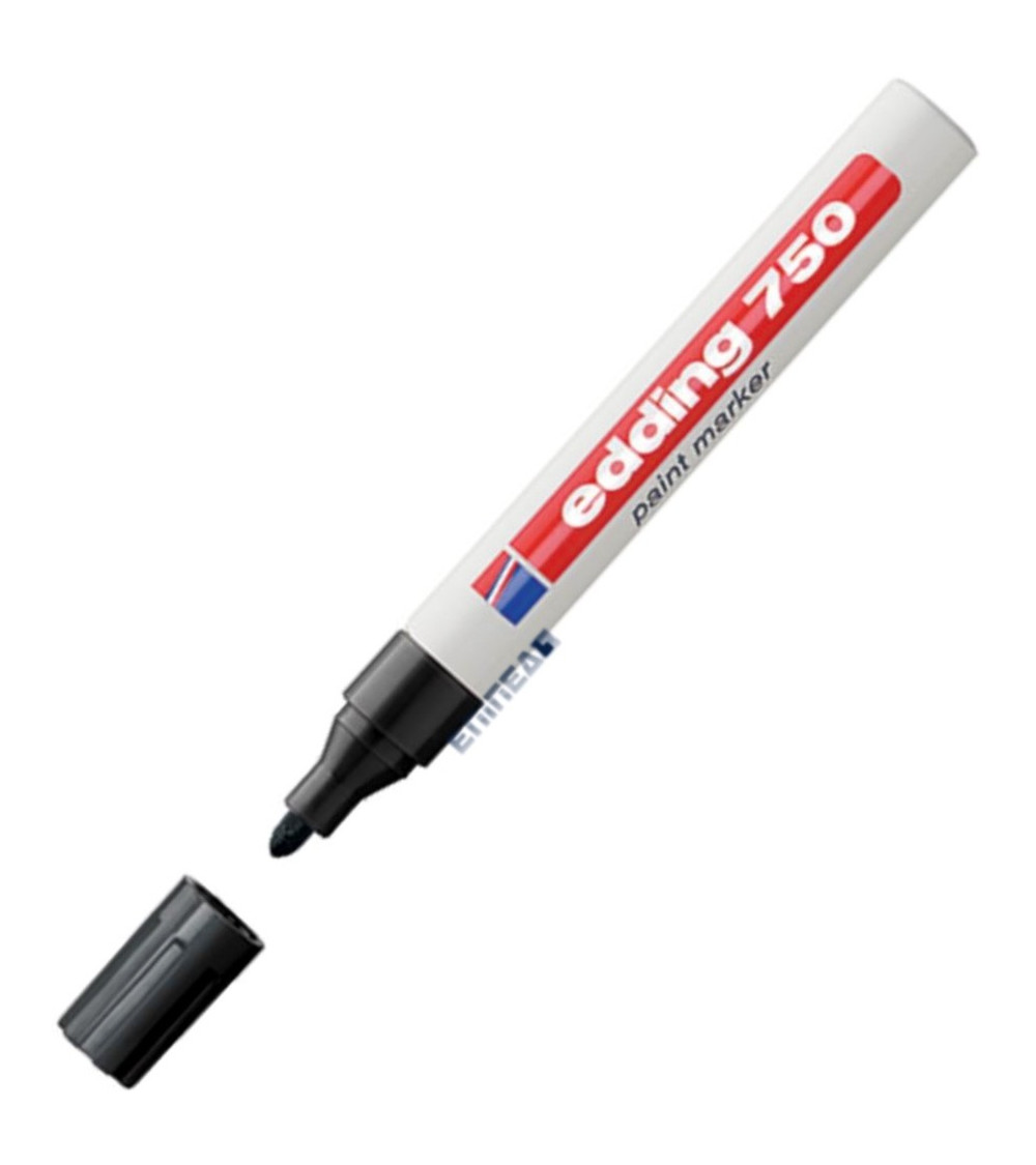 Μαρκαδόρος Edding 750/1 Fine Paint Marker Μαύρος