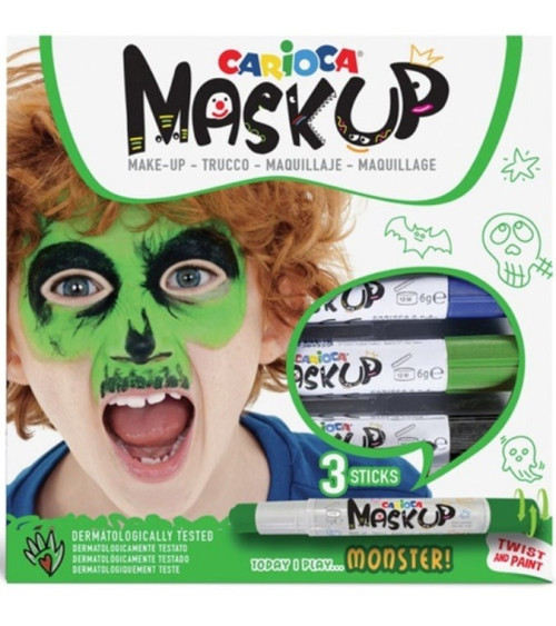 Μαρκαδόροι για το Πρόσωπο Carioca Mask Up Monster