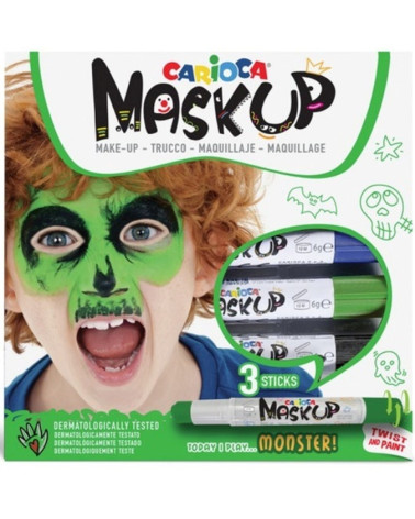 Μαρκαδόροι για το Πρόσωπο Carioca Mask Up Monster