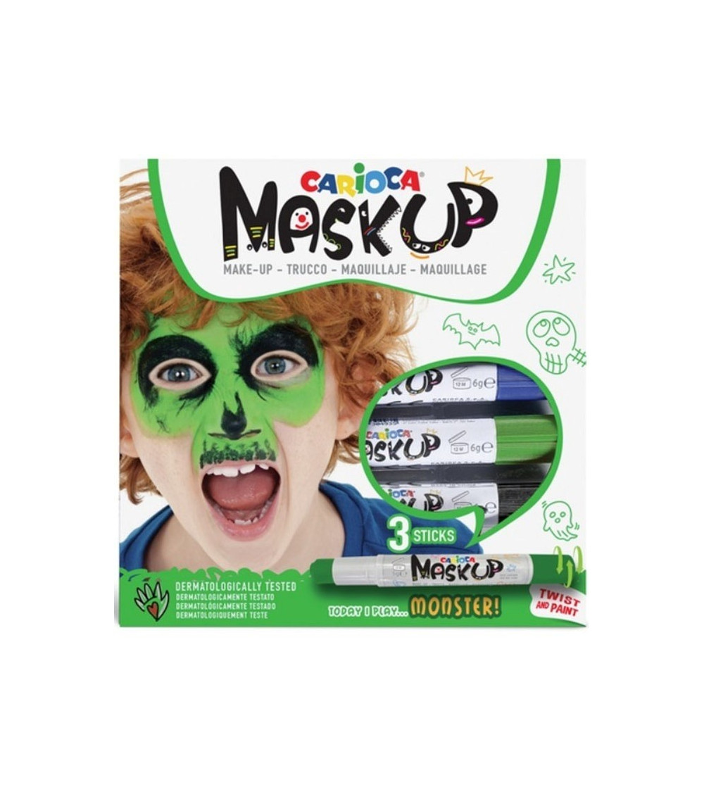 Μαρκαδόροι για το Πρόσωπο Carioca Mask Up Monster