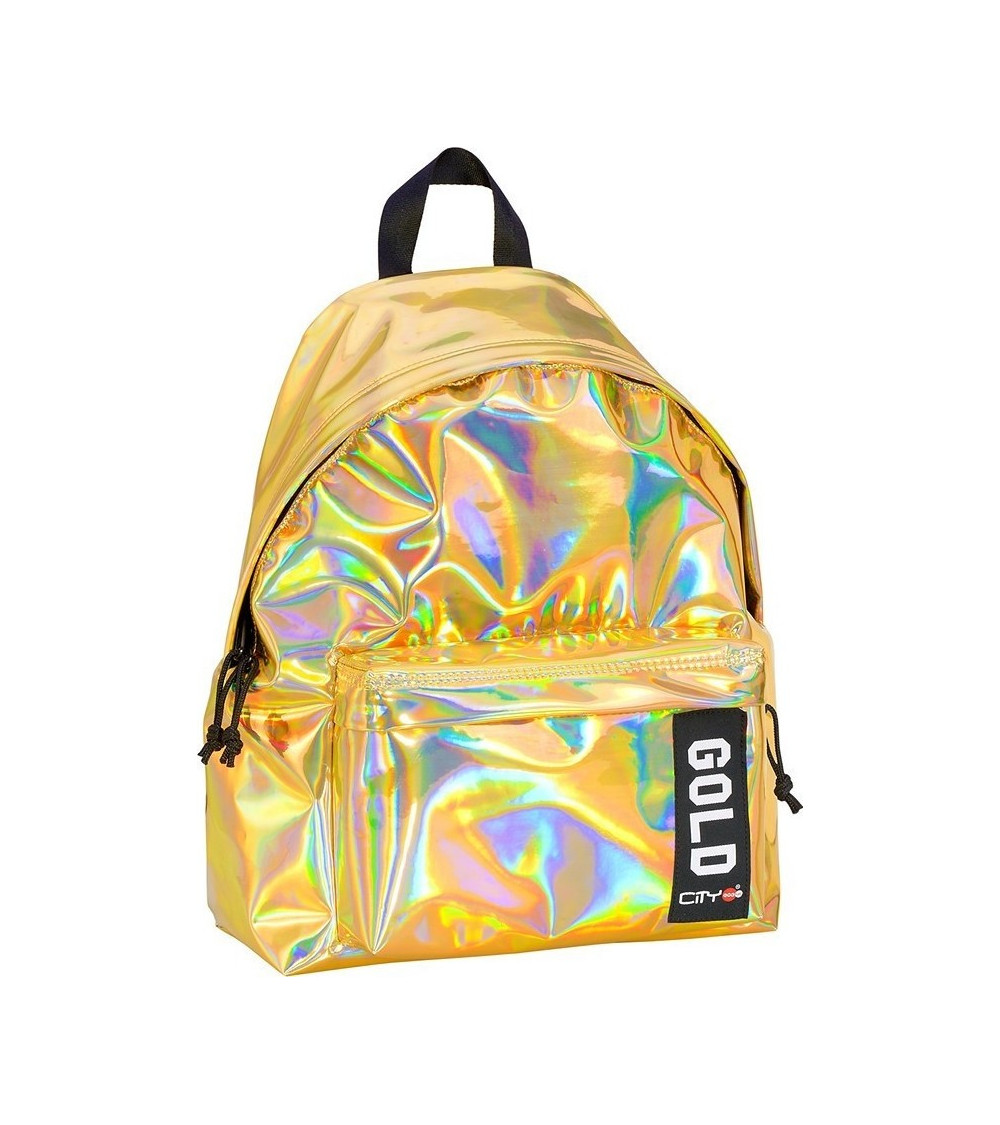 Σακίδιο πλάτης LYCsac City The Drop Trendy Mirror Gold