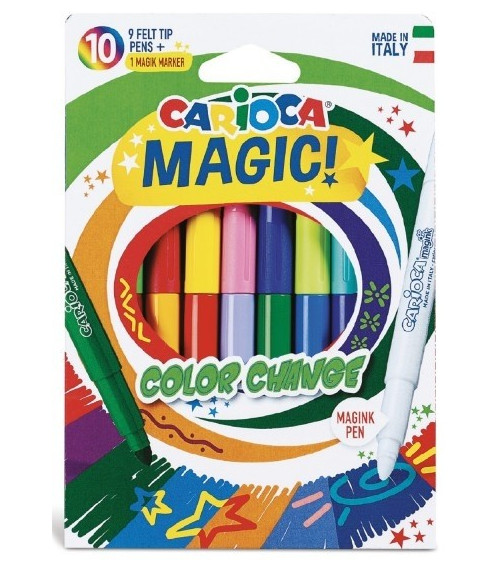 Μαρκαδόροι Carioca 10χρ Magic Color Change