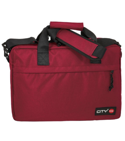 Τσάντα laptop City Lyc Sac sangria red line