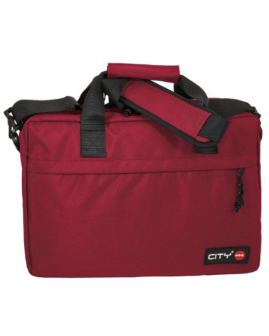 Τσάντα laptop City Lyc Sac sangria red line