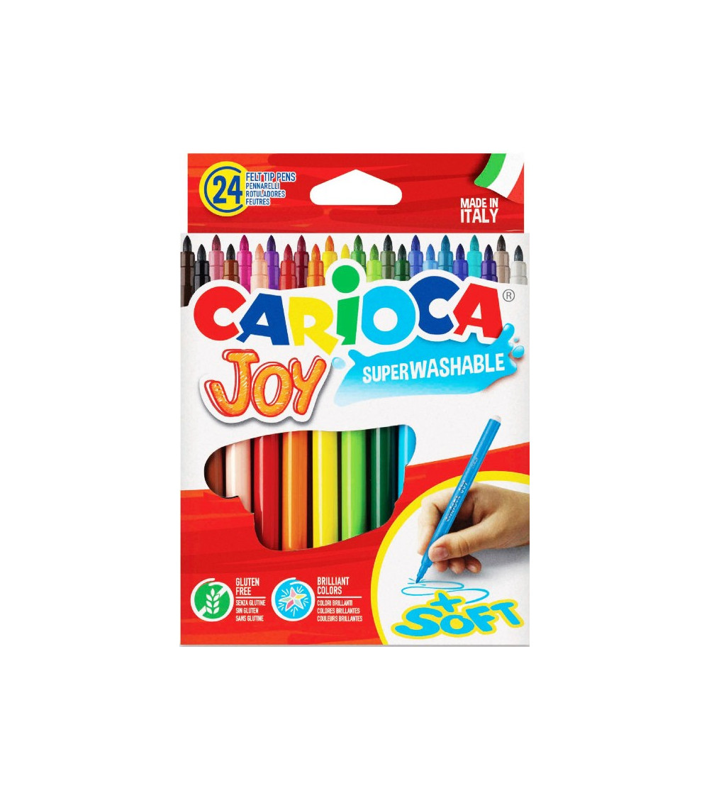 Μαρκαδόροι Carioca 24χρ Joy Superwashable