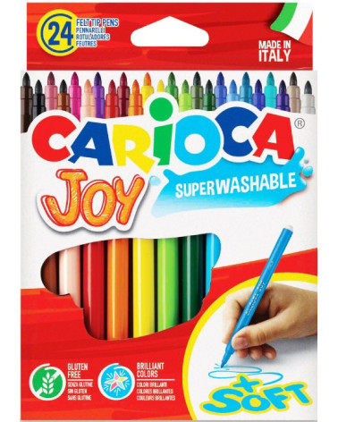 Μαρκαδόροι Carioca 24χρ Joy Superwashable