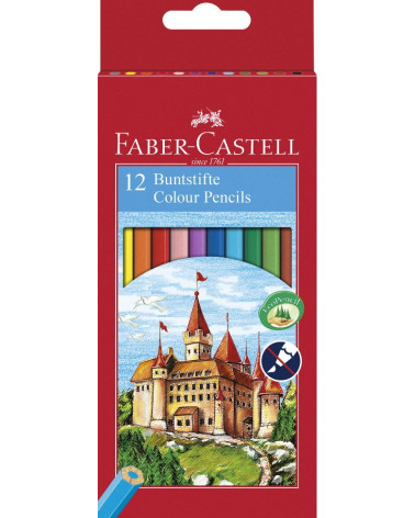 Ξυλομπογιές Faber Castell 12χρ Color