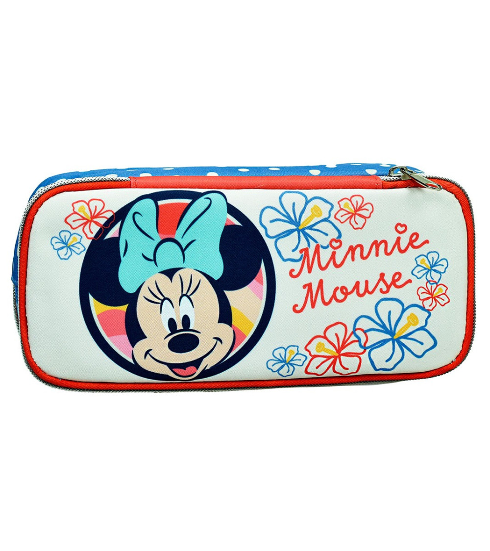 Κασετίνα Οβάλ Gim Minnie Mouse Boho Surf