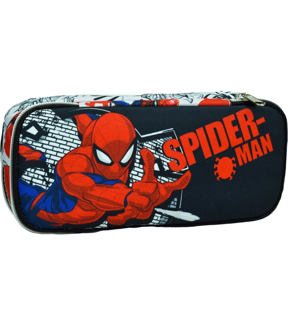 Κασετίνα Οβάλ Gim Spiderman Spider Wall