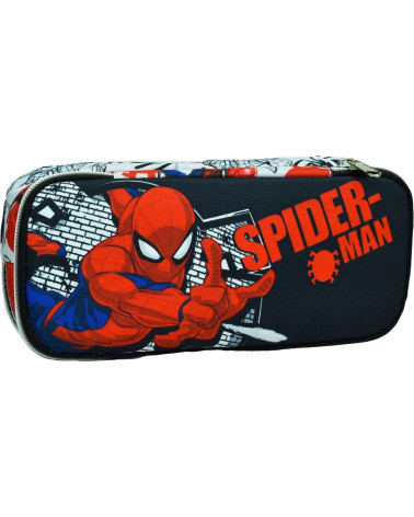 Κασετίνα Οβάλ Gim Spiderman Spider Wall