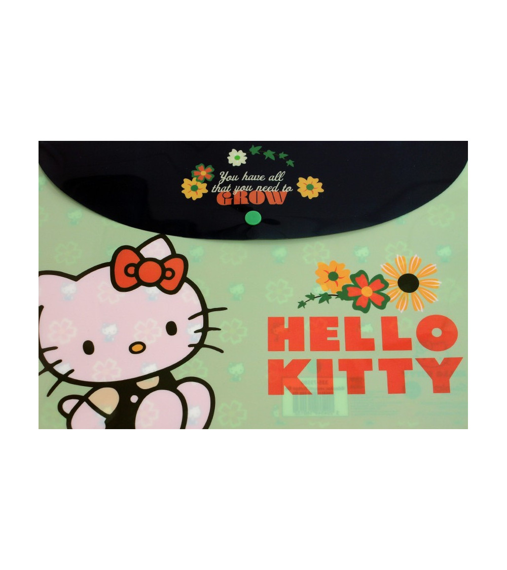 Φάκελος Κουμπί Α4 Gim Hello Kitty Grow