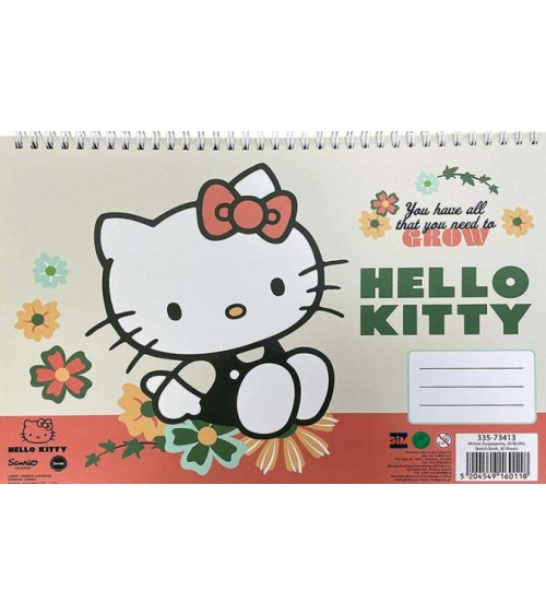 Μπλοκ Ζωγραφικής Gim Hello Kitty 30φ