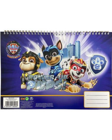 Μπλοκ Ζωγραφικής Gim Paw Patrol 30φ