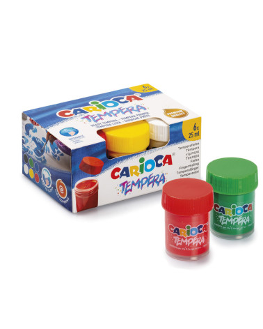 Τέμπερες Carioca 6χρ Pastel 25ml