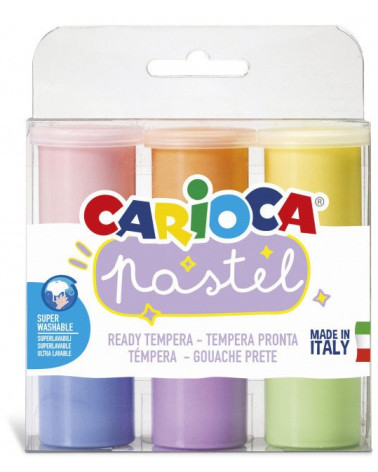 Τέμπερες Carioca 6χρ Pastel 25ml