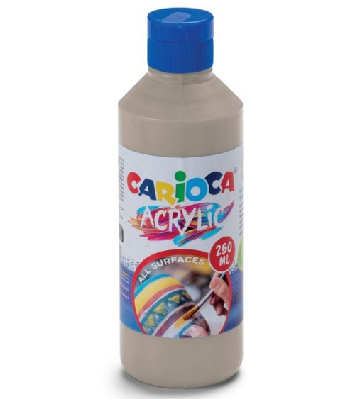 Ακρυλικό Χρώμα Carioca 250ml 20 Ασημί