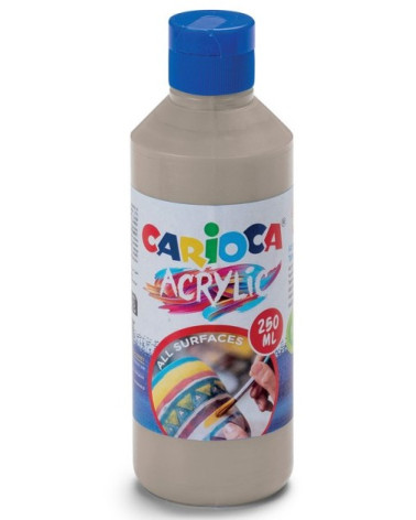 Ακρυλικό Χρώμα Carioca 250ml 20 Ασημί