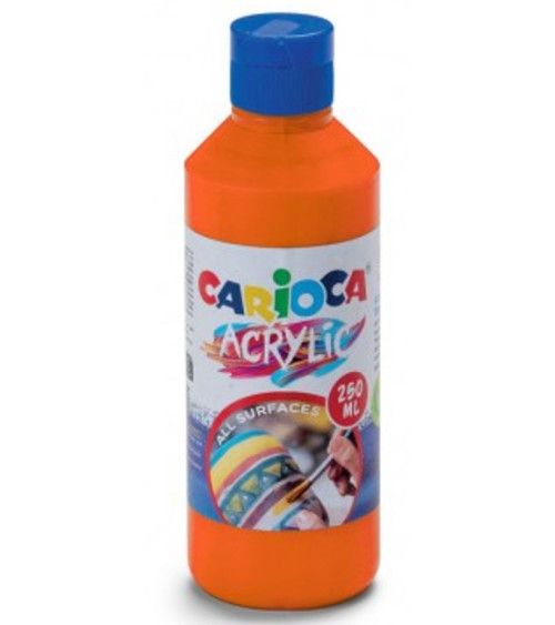 Ακρυλικό Χρώμα Carioca 250ml 11 Πορτοκαλί