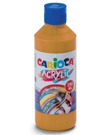 Ακρυλικό Χρώμα Carioca 250ml 19 Χρυσό