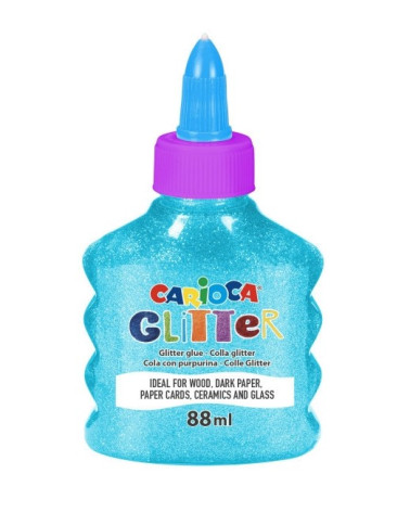 Κόλλα Glitter Carioca 88ml Neon Μπλε