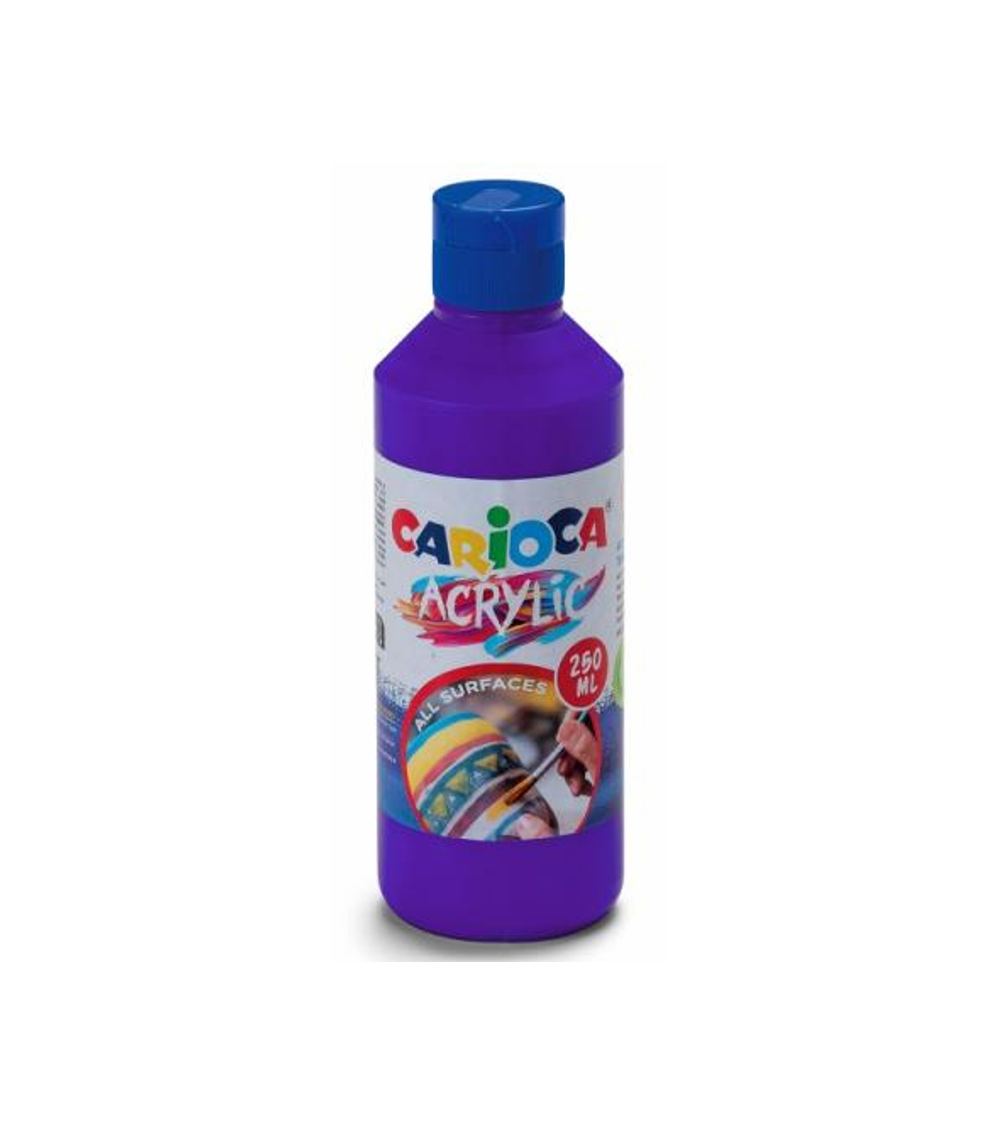 Ακρυλικό Χρώμα Carioca 250ml 18 Violet