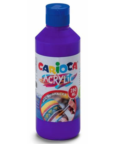 Ακρυλικό Χρώμα Carioca 250ml 18 Violet