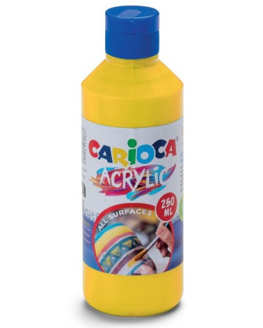 Ακρυλικό Χρώμα Carioca 250ml 03 Κίτρινο