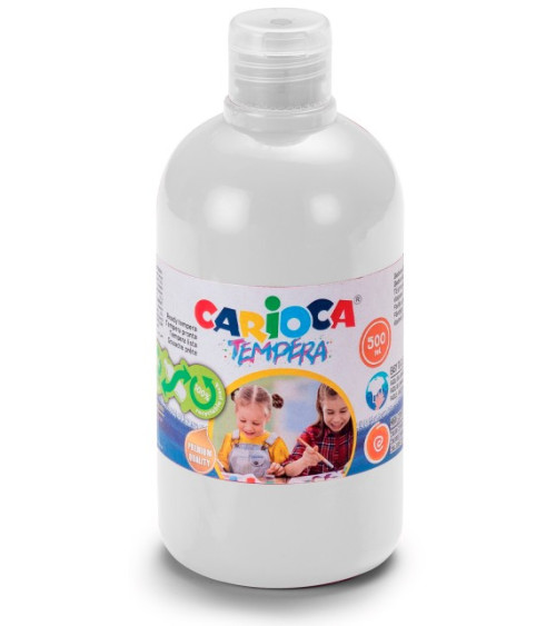 Τέμπερα 500ml Carioca 01 Λευκό 700γρ.