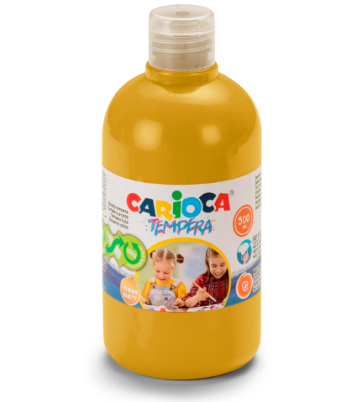 Τέμπερα 500ml Carioca 19 Χρυσό