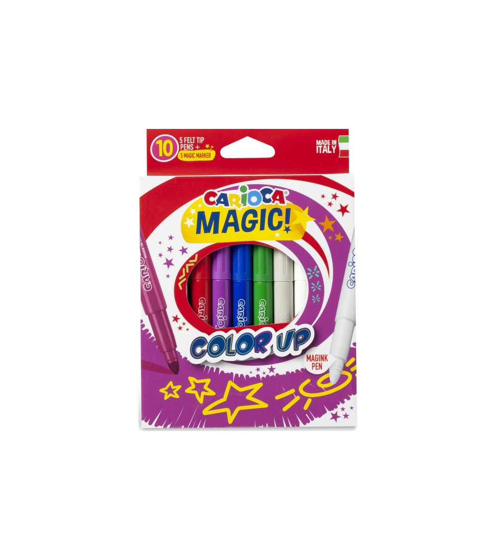 Μαρκαδόροι Carioca 10χρ Magic Color Up Αλλάγη Χρώματος