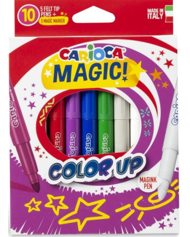 Μαρκαδόροι Carioca 10χρ Magic Color Up Αλλάγη Χρώματος