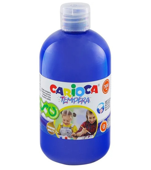 Τέμπερα 500ml Carioca 17 Μπλε Σκουρο 700γρ.