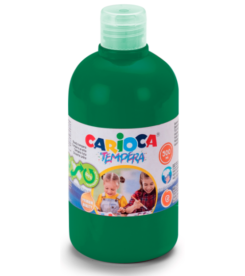 Τέμπερα 500ml Carioca 14 Πράσινο 700γρ.