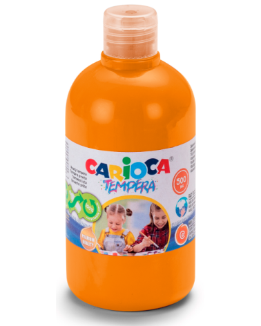 Τέμπερα 500ml Carioca 11 Πορτοκαλί 700γρ.