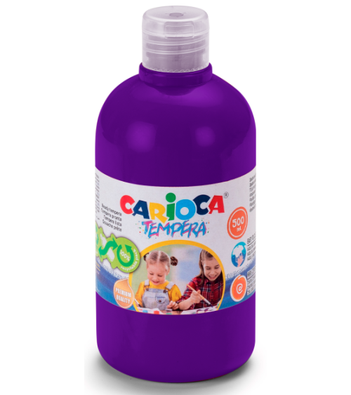 Τέμπερα 500ml Carioca 18 Βιολετ 700γρ.