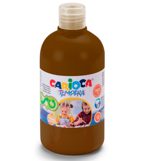 Τέμπερα 500ml Carioca 06 Καφέ 700γρ.