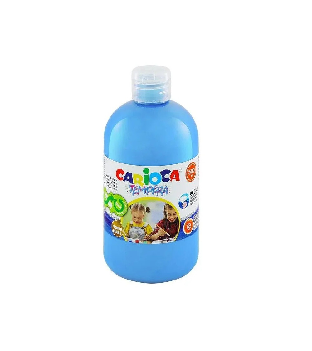 Τέμπερα 500ml Carioca 16 Ανοιχτό μπλε 700γρ.