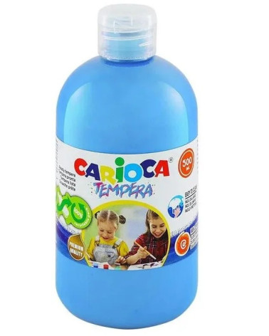 Τέμπερα 500ml Carioca 16 Ανοιχτό μπλε 700γρ.