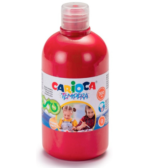 Τέμπερα 500ml Carioca 10 Κόκκινο 700γρ.