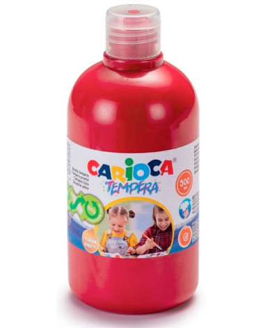 Τέμπερα 500ml Carioca 10 Κόκκινο 700γρ.