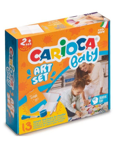 Σετ Ζωγραφικής Carioca Baby 2+ 13t