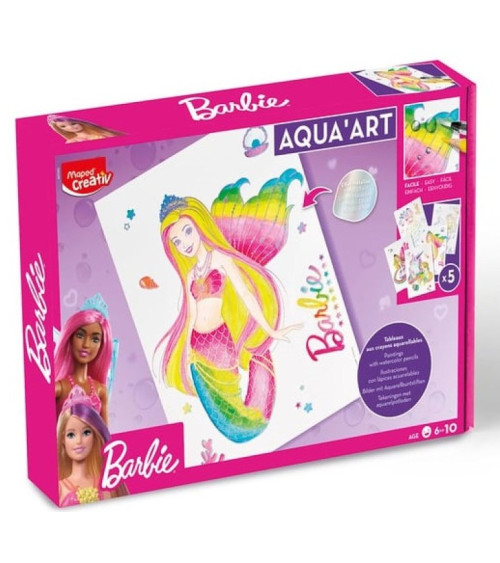 Σετ Ζωγραφικής Μaped Creative Barbie Aqua Art