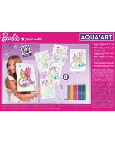 Σετ Ζωγραφικής Μaped Creative Barbie Aqua Art