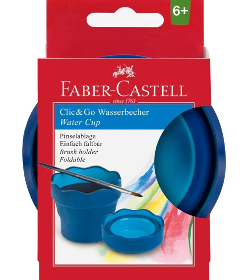 Δοχείο Τέμπερας & Νερομπογιάς Faber Castell Blue